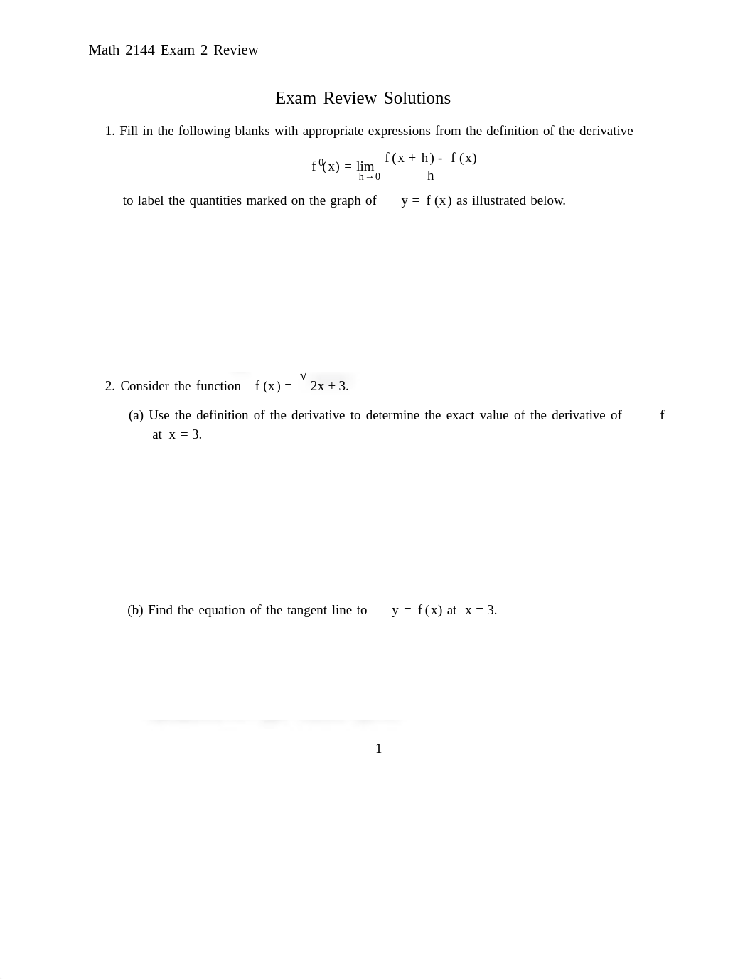 2144 (Spring 2016) Exam 2 Review Solutions_du9yz3vjmji_page1