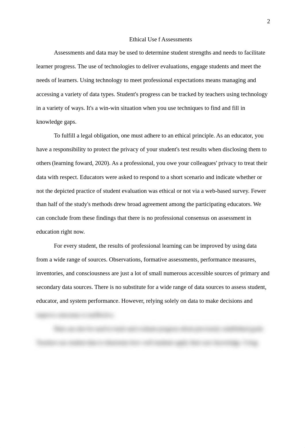 ethical use of assessments and assessment data can be used to to identify learner strengths and need_du9z9wjnags_page2