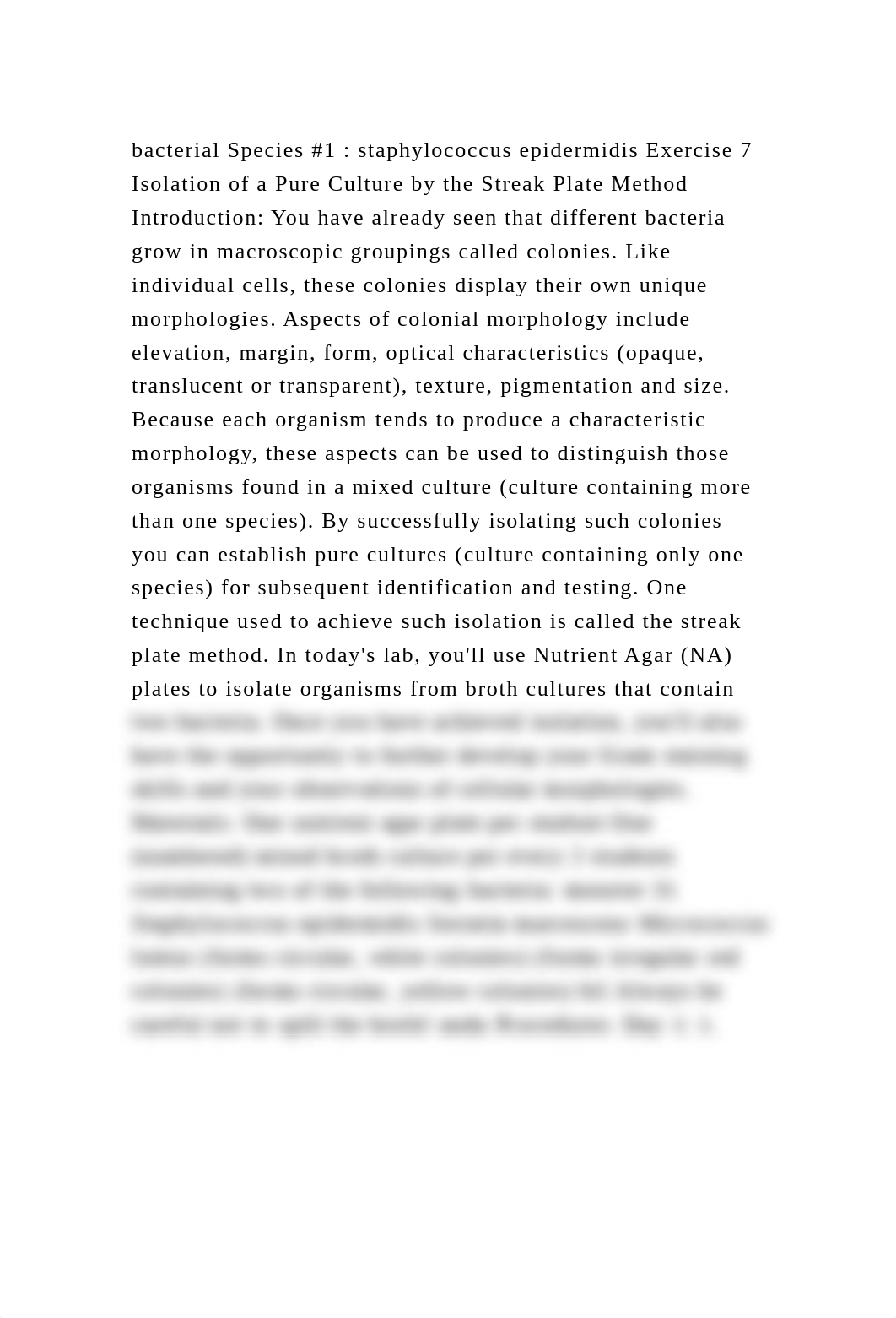 bacterial Species #1  staphylococcus epidermidis Exercise 7 Isolati.docx_dua2d7qx8mu_page2