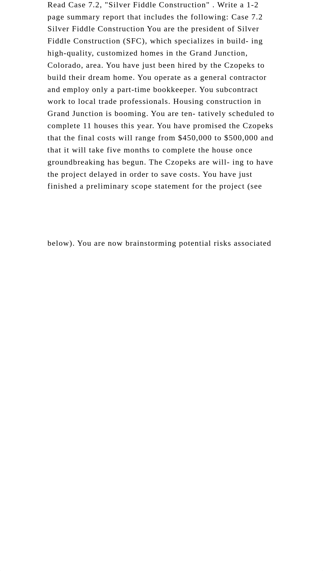 Read Case 7.2, Silver Fiddle Construction . Write a 1-2 page summa.docx_dua3xg4yge9_page1