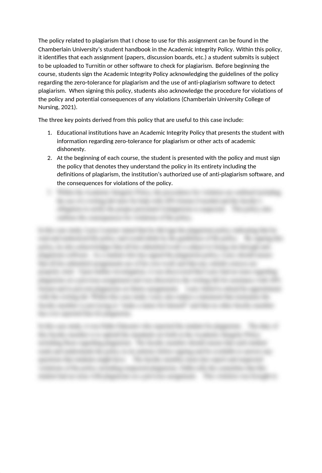 Week 7 Academic Integrity Case Study Part 2 Chamberlain Policy.docx_duah23q1crz_page1