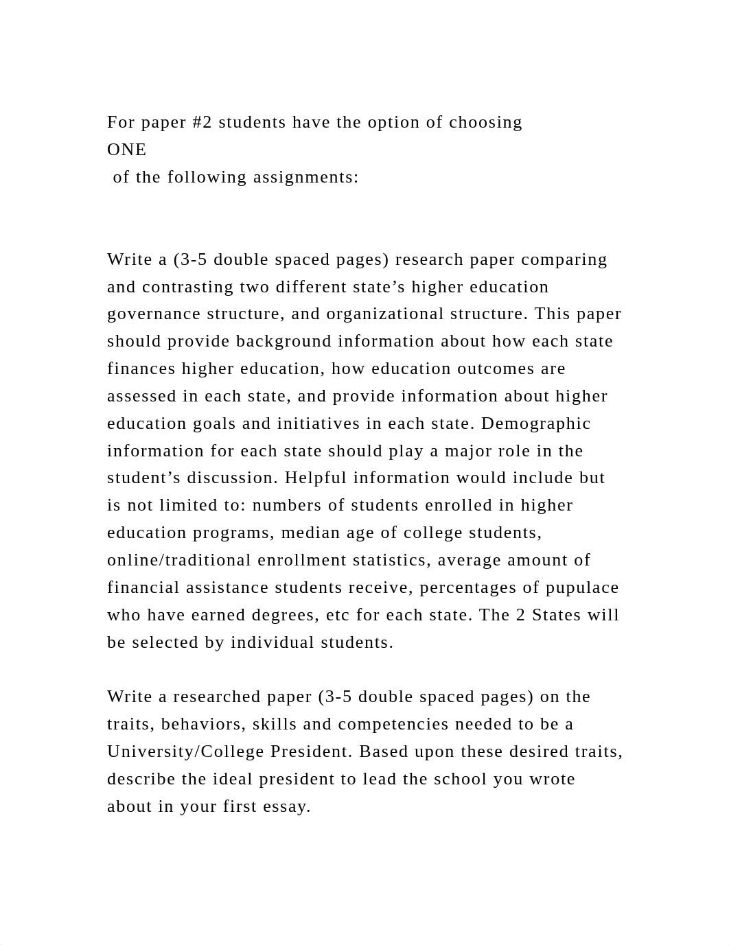 For paper #2 students have the option of choosing ONE of the fol.docx_duai24e5u0e_page2