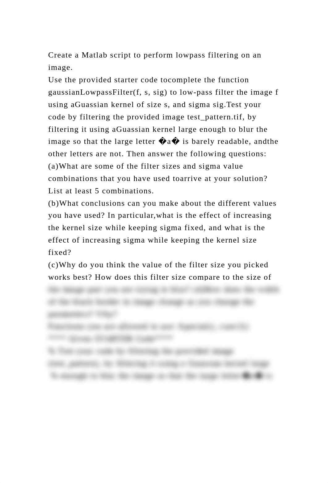Create a Matlab script to perform lowpass filtering on an image.Us.docx_duawrorqp4v_page2