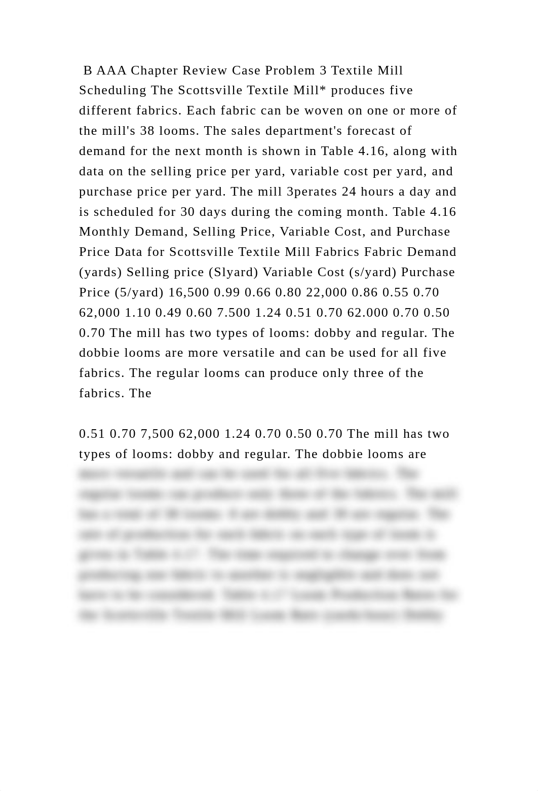 B AAA Chapter Review Case Problem 3 Textile Mill Scheduling The Scott.docx_dub7sovs1h7_page2