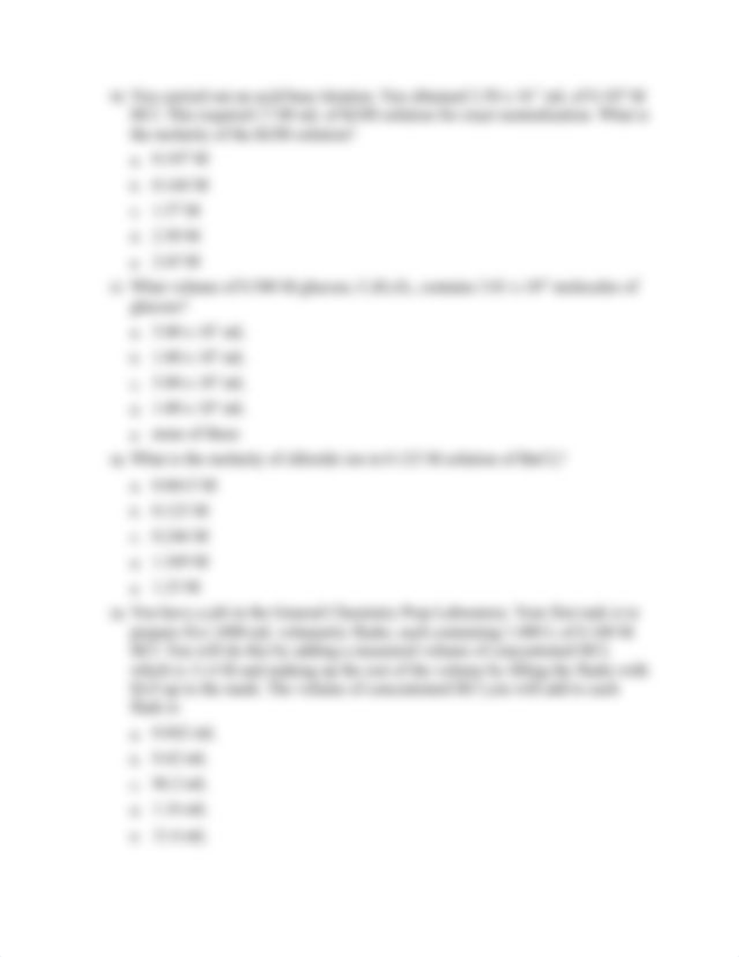 Questions from Previous Chemistry 115 Exams Aqueous Reactions &amp; Solution Stoichiometry_dub8p845cuq_page5