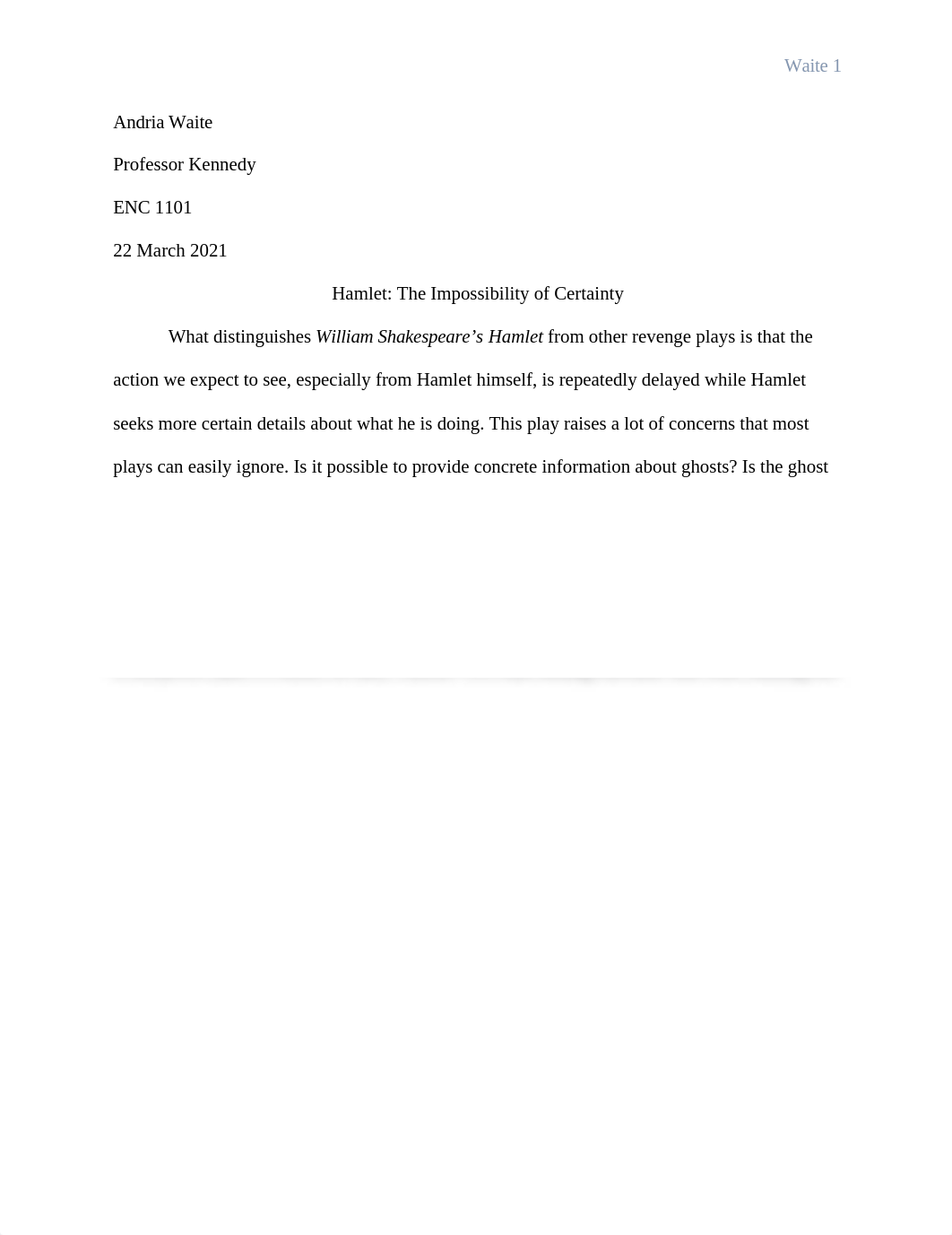 Hamlet Essay - Andria Waite.docx_dubbsugta97_page1