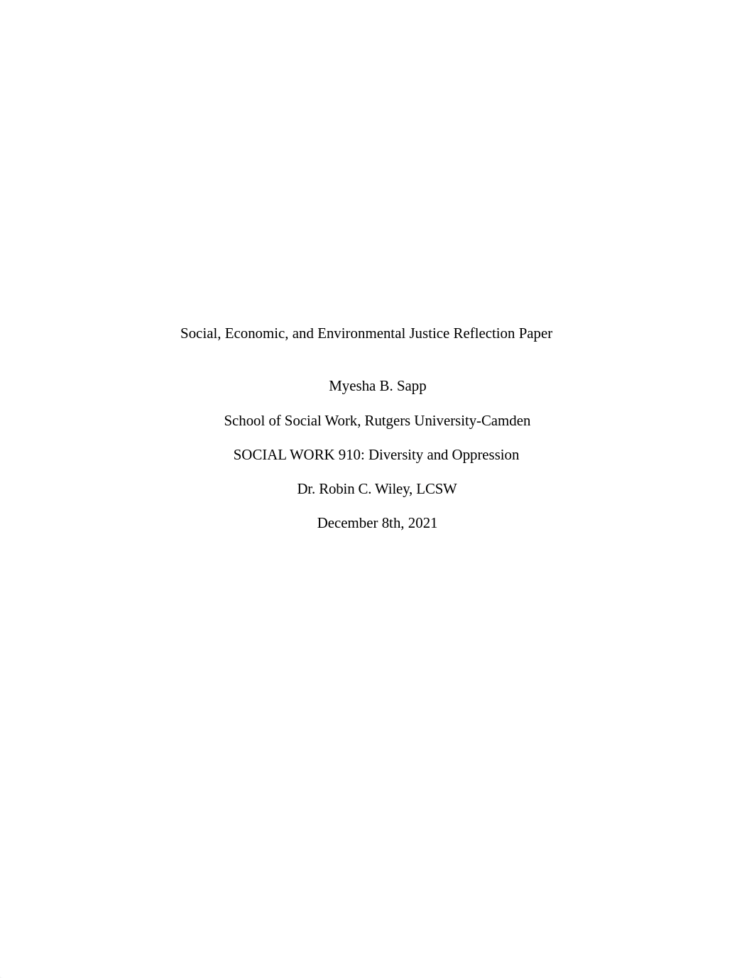 Social, Economic, and Environmental Justice Reflection Paper.pdf_dubehfhp4bm_page1