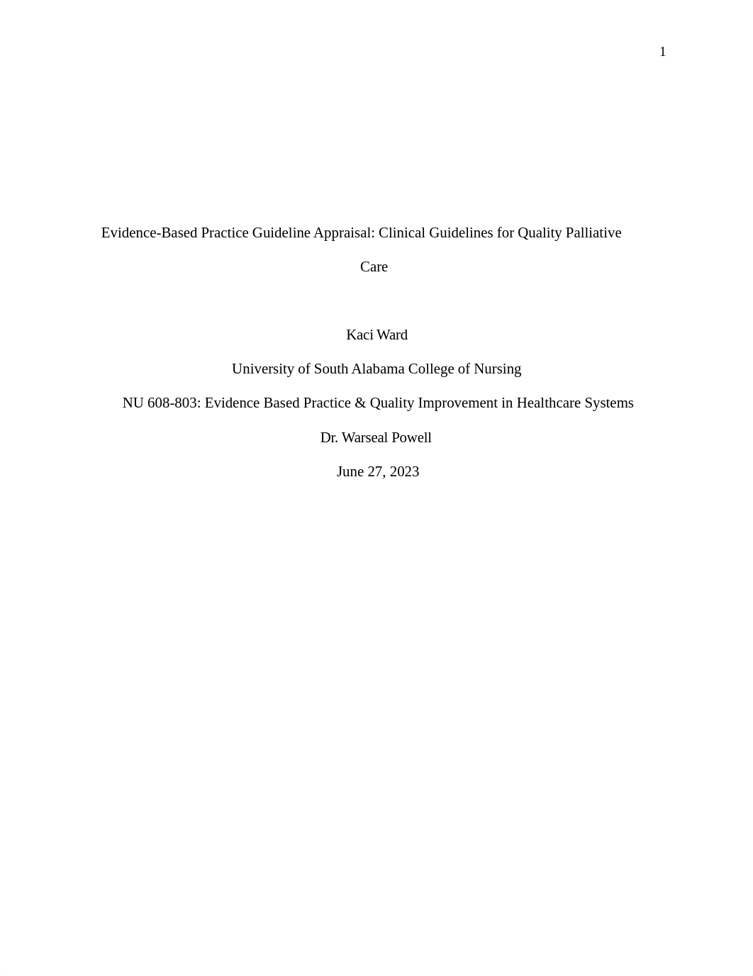 NU 608-803 Ward, Kaci EBP Guideline:Position Statement Paper.docx_dubh767i3bc_page1