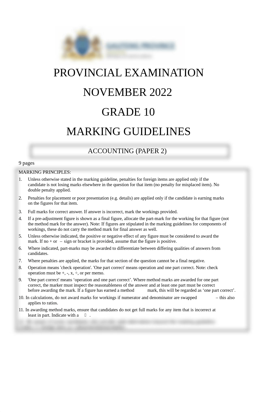 Gr 10 Accounting P2 (English) November 2022 Possible Answers.pdf_dubul4fj4oe_page1