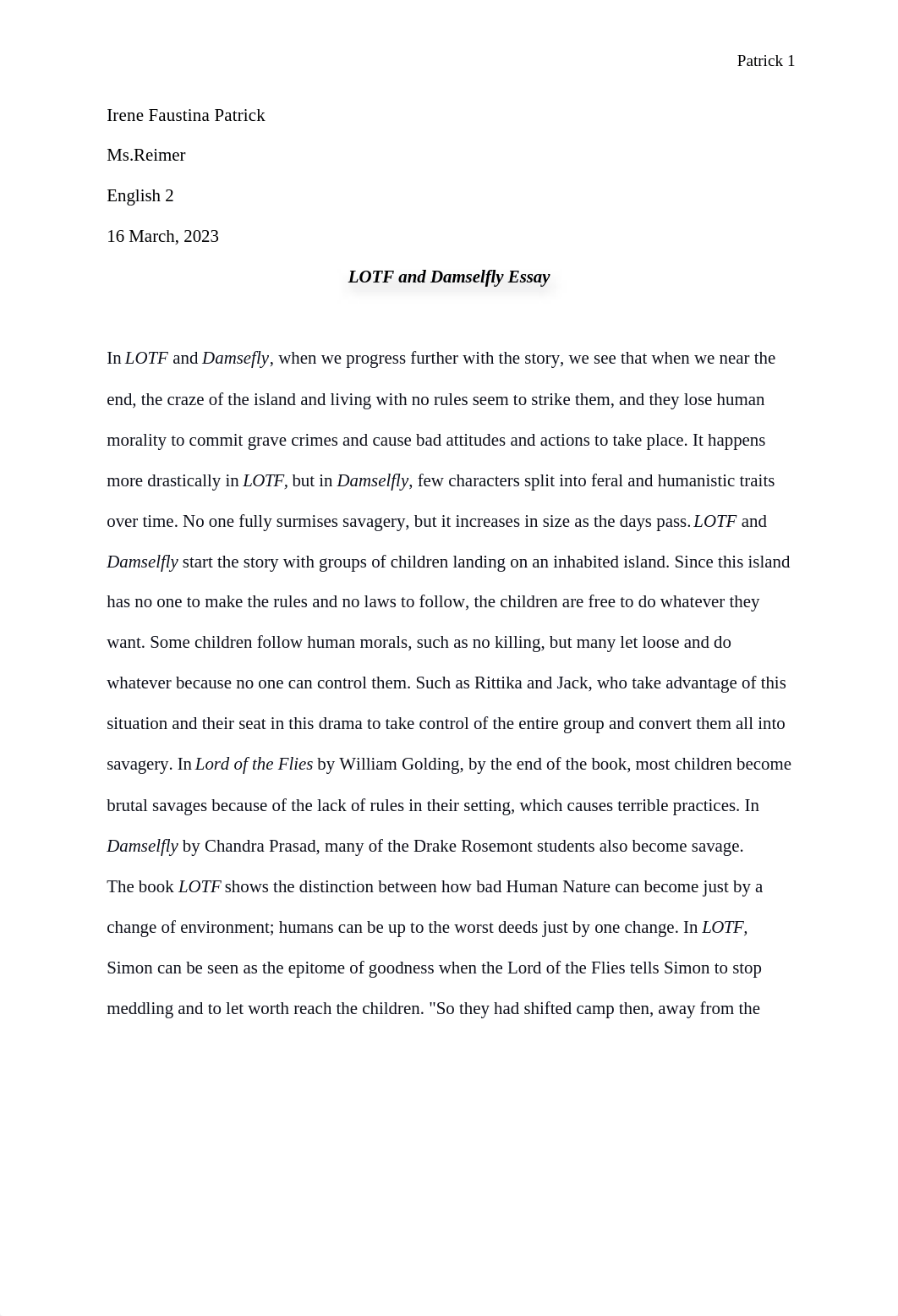 Damselfly Final Essay.docx_dubv51y74jy_page1