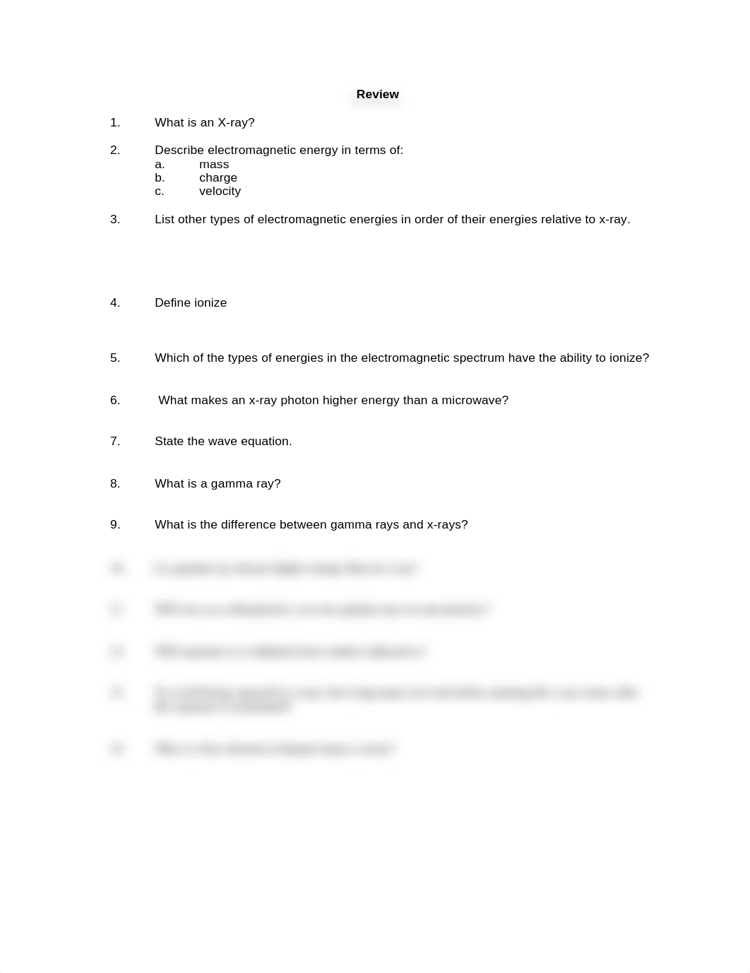 RADD 2501 2nd Class Lecture Questions - What Is X-Ray_duc1ic6thsg_page1