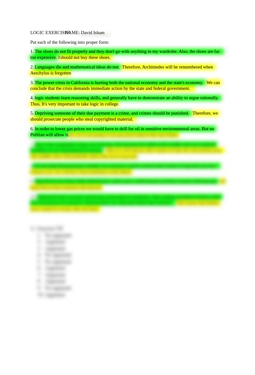 LOGIC EXERCISES and exercise 1.5 isham.docx_duc9sh6cznt_page1