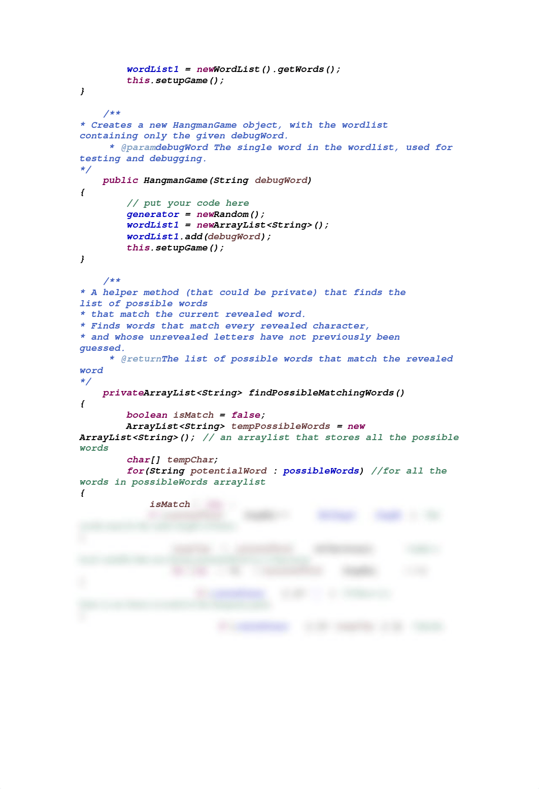 Computer Science 161 Homework 5: Evil Hangman Game_ducdxr9solu_page2