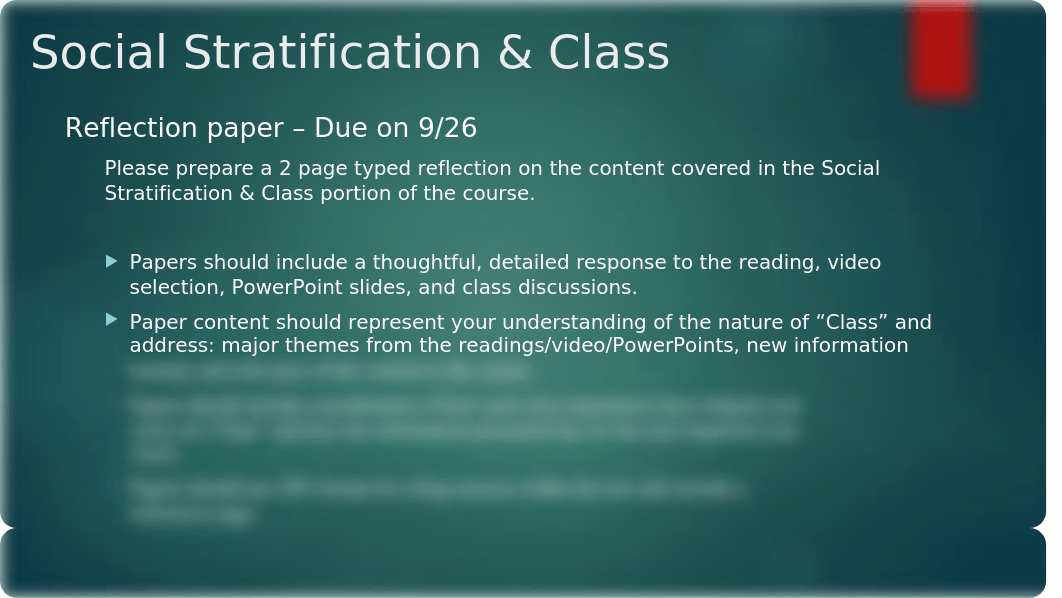 Reflection Paper 1 -Social Stratification & Class.pptx_ducpwm6wmuz_page1