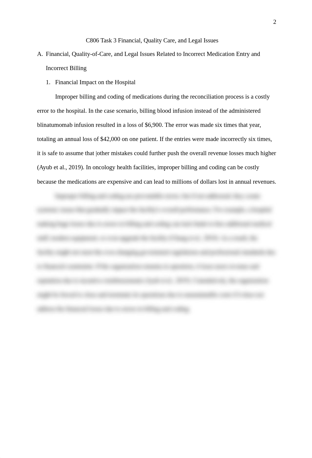 C806 Task 3 Financial, Quality Care, and Legal Issues.docx_duda33sdqt3_page2