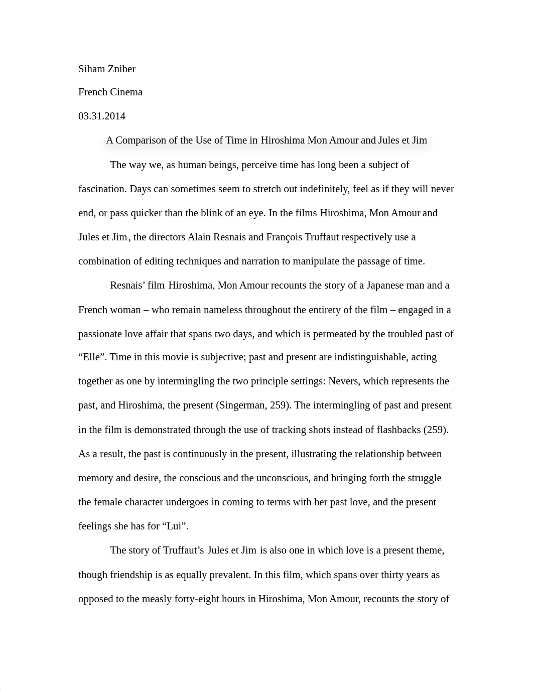 A Comparison of the Use of Time in the Films Hiroshima Mon Amour and Jules et Jim and_dudducx3vkx_page1