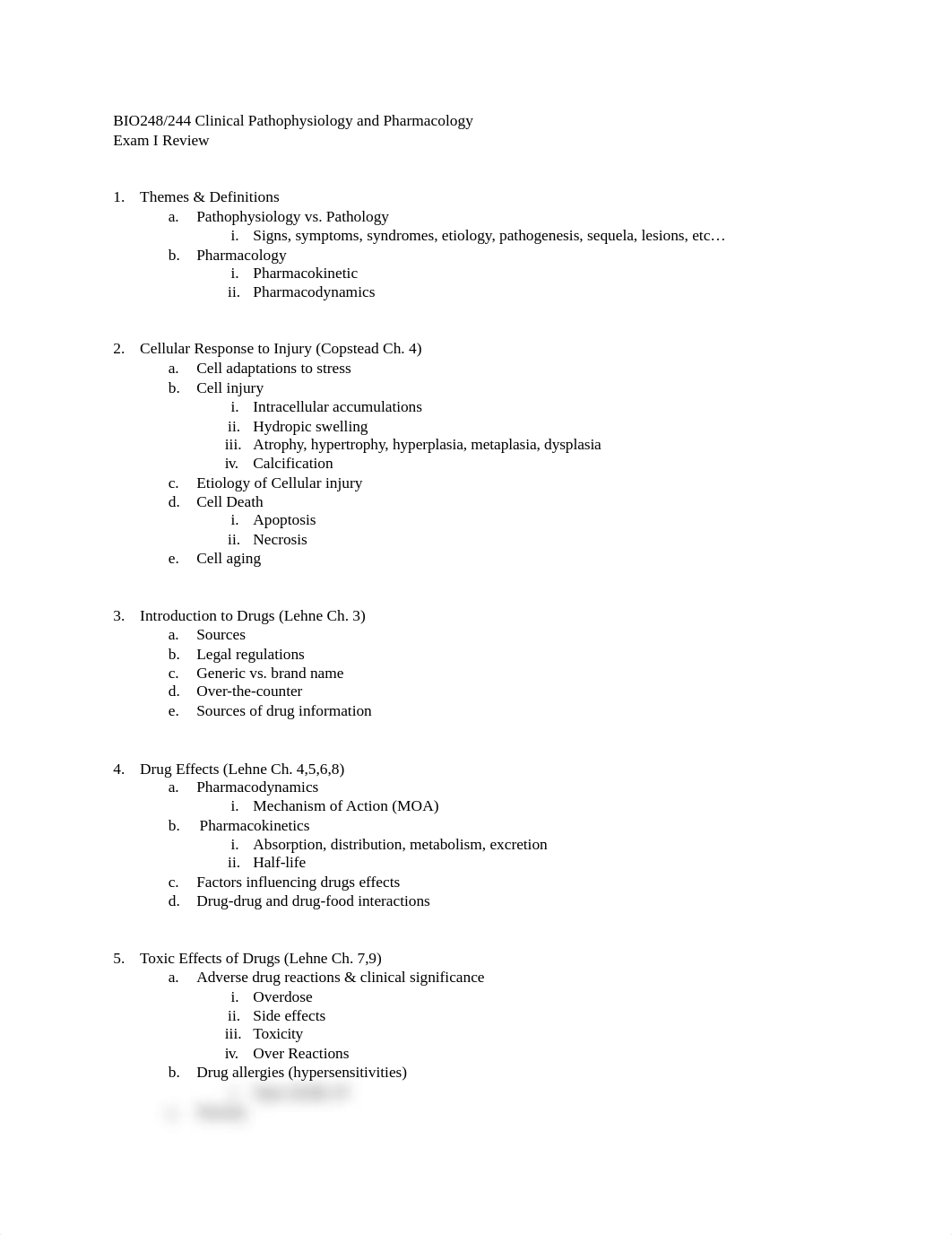 1 Exam Review BIO248 Clinical Pathophysiology and Pharmacology 2020_UPDATE.docx_dudlif8t6q3_page1