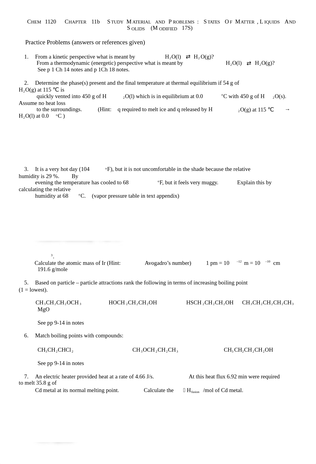 11b Chem 1120 Ch 11b Study Material and Problems  Modified (17S).docx_duds133l08k_page1