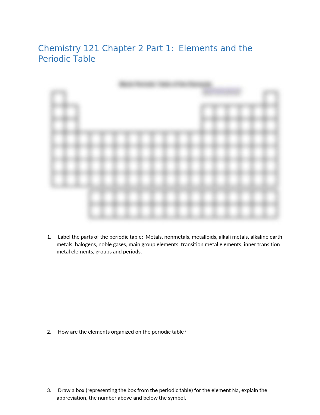 Chemistry 121 Chapter 2 Part 1 elements and the periodic table.docx_dudvu41m541_page1