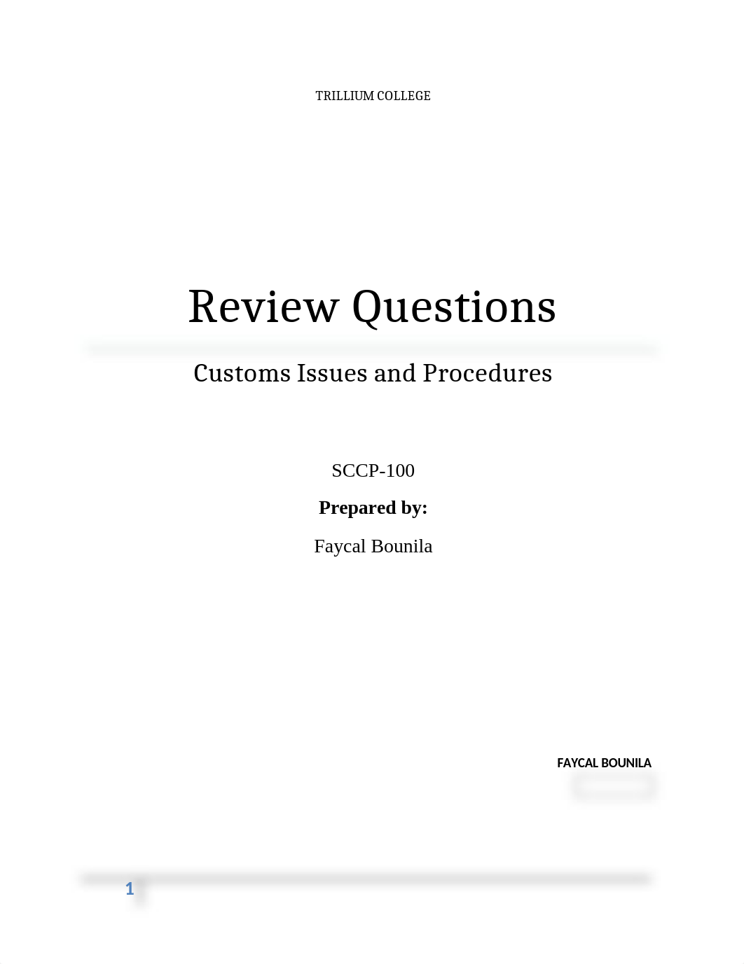 Review Questions Customs Issues and Procedures.docx_dudyd30f9qs_page1