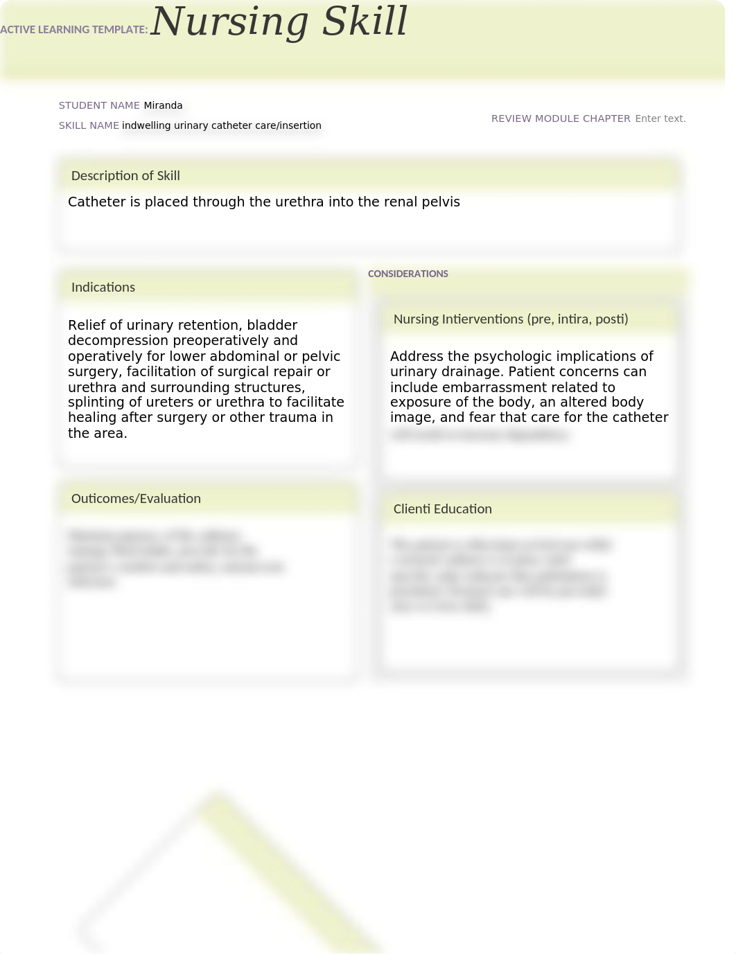 ATI Nursing Skills Template indwelling urinary catheter insertion and care.docx_due1xjrif3n_page1