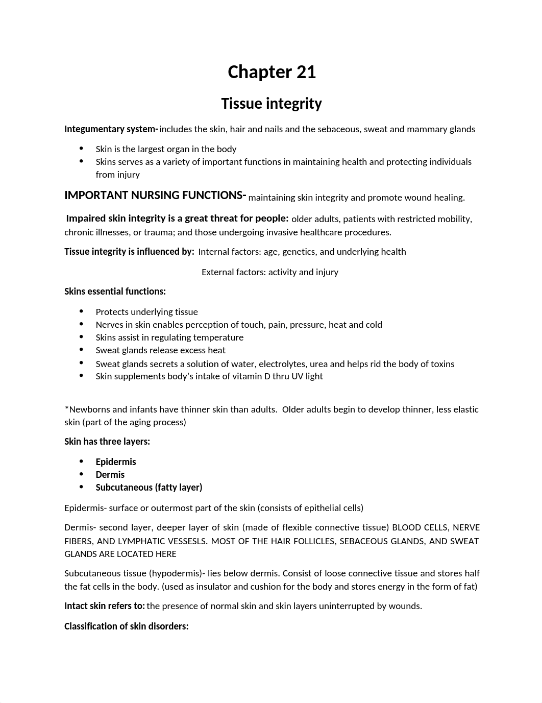 chapter 21 tissue integrity study guide.docx_dueqxmi9kvw_page1