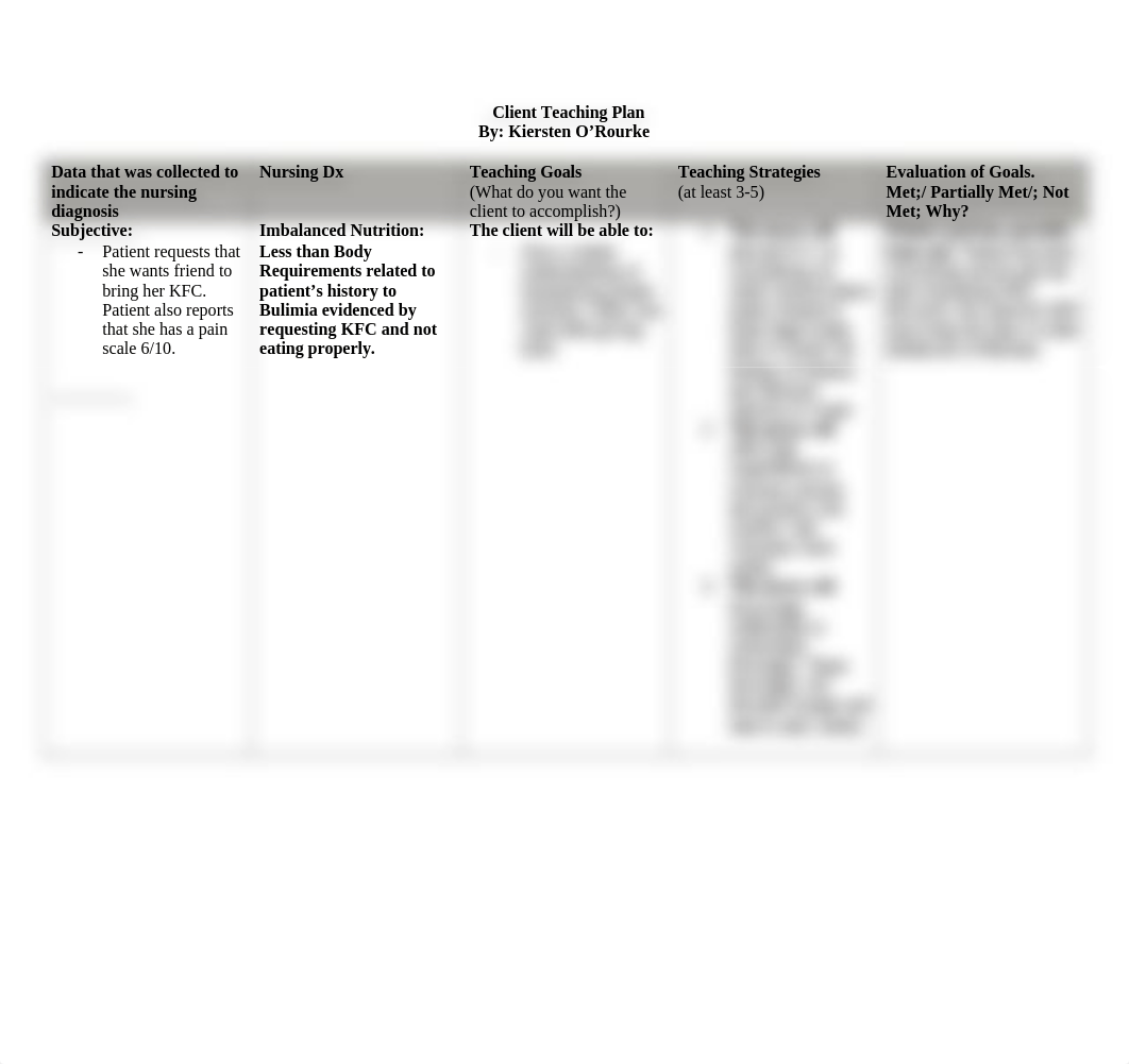 Client Teaching Plan O'Rourke .doc_duewkp2dfhg_page1