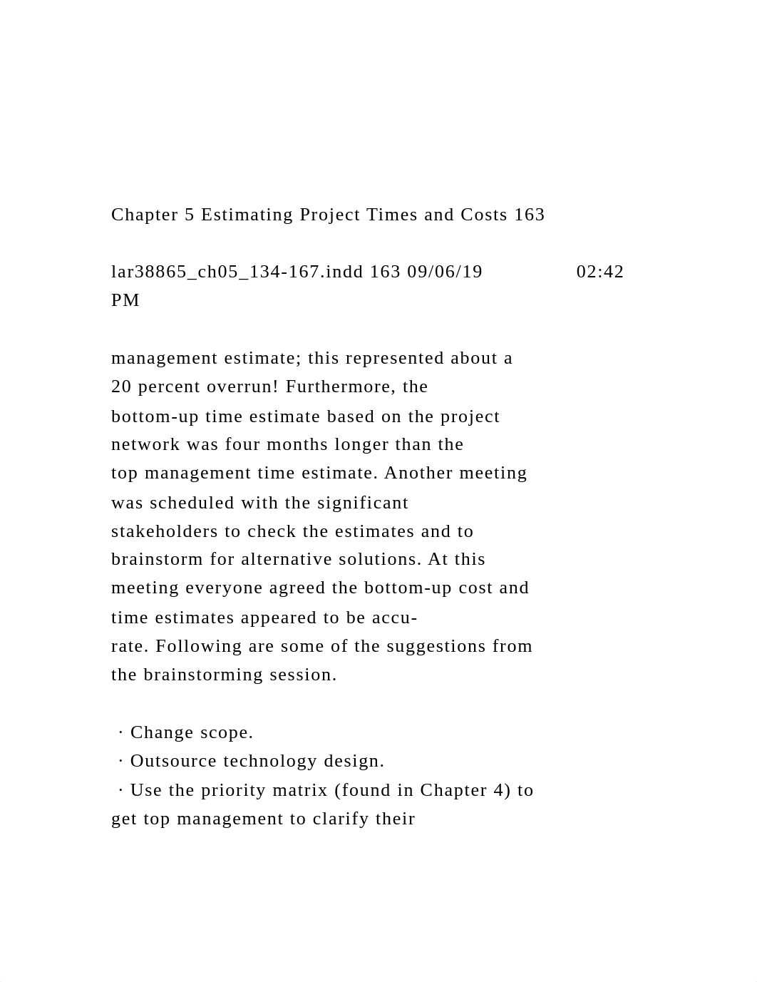 Chapter 5 Estimating Project Times and Costs 163lar38865_c.docx_duex8anwzeh_page2