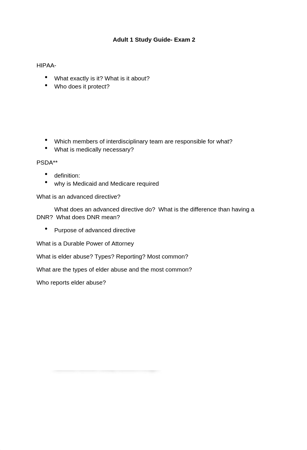 exam2 adult 1 study guide.docx_duf4k0wzh39_page1