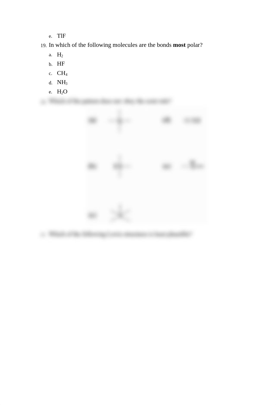 Questions from Previous Chemistry 115 Exams Chemical Bonding_duf67d0qp76_page5