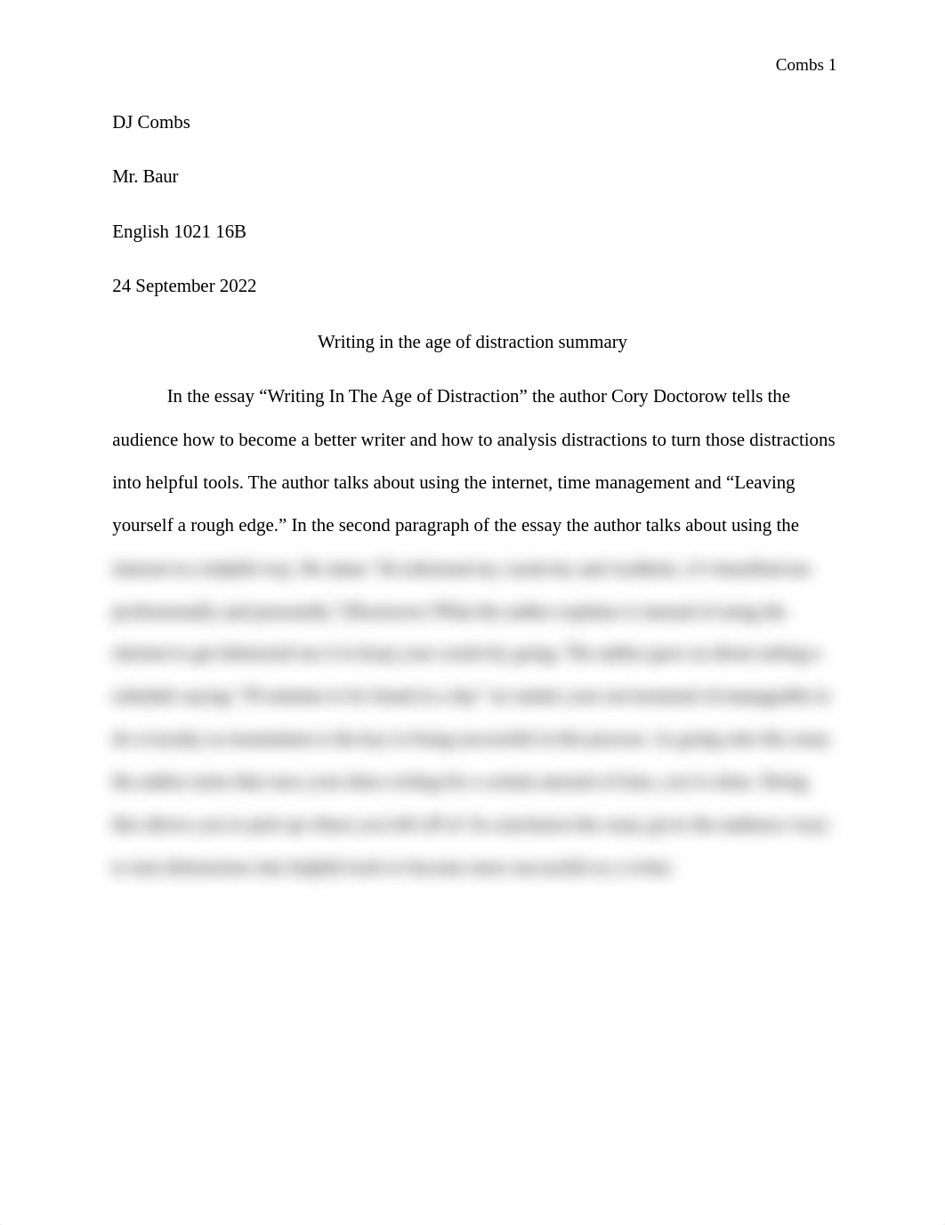 distraction essay summary.docx_duf9dlvi7yb_page1