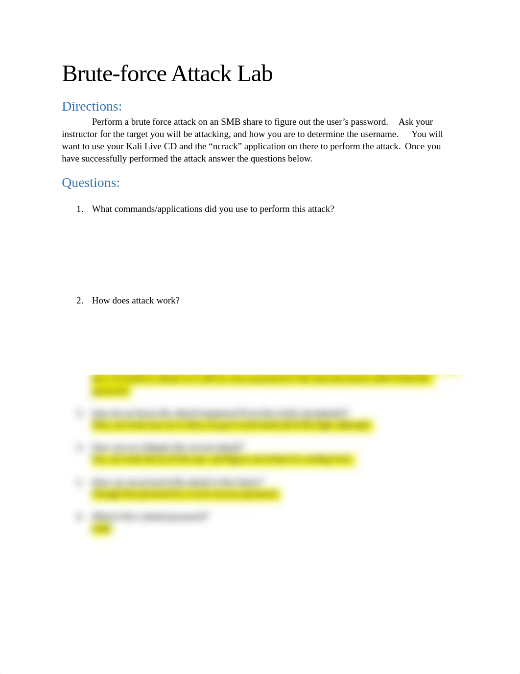 Week5 Lab1 - Brute Force Attack Lab_dufaravhxvh_page1