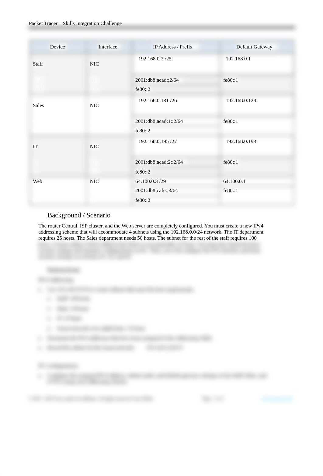 17.8.2 Packet Tracer - Skills Integration Challenge (1).docx_dufd1fvn0mj_page2