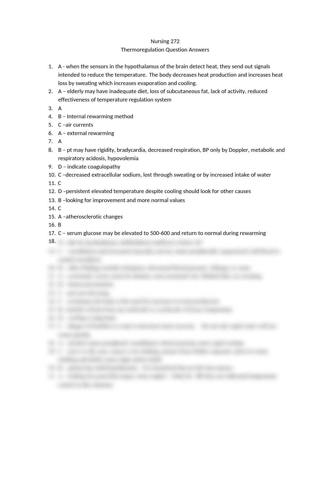 Nursing 272 Thermoregulation Answers.doc_dufm1gccn7z_page1