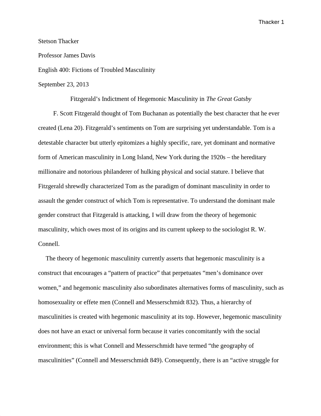 Essay on 1920s Masculinity as Depicted in The Great Gatsby_duftuhs4nst_page1