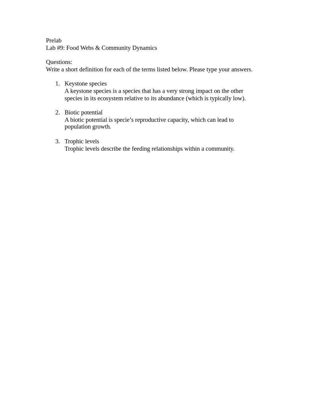 BIOL 160 Prelab 9 Food Webs and Community Dynamics_dufwbxkv9du_page1