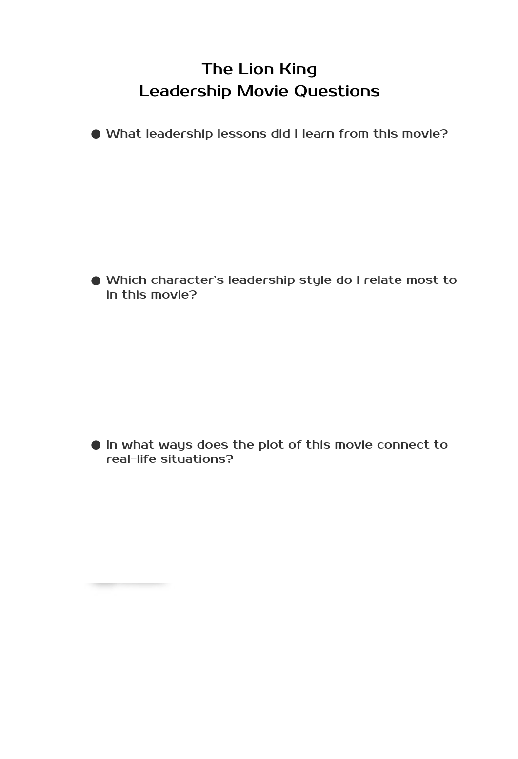 Cade Parker - The Lion King Leadership Movie Questions.docx_dug4kttkcf2_page1