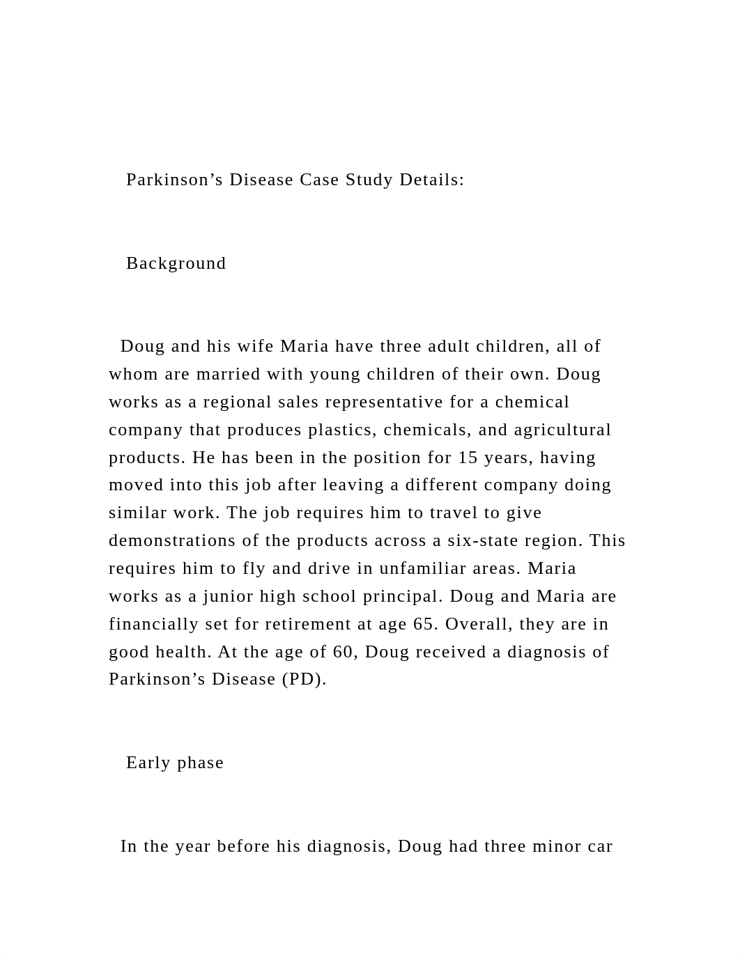 Parkinson's Disease Case Study Details     Background  .docx_dugi2287h8j_page2