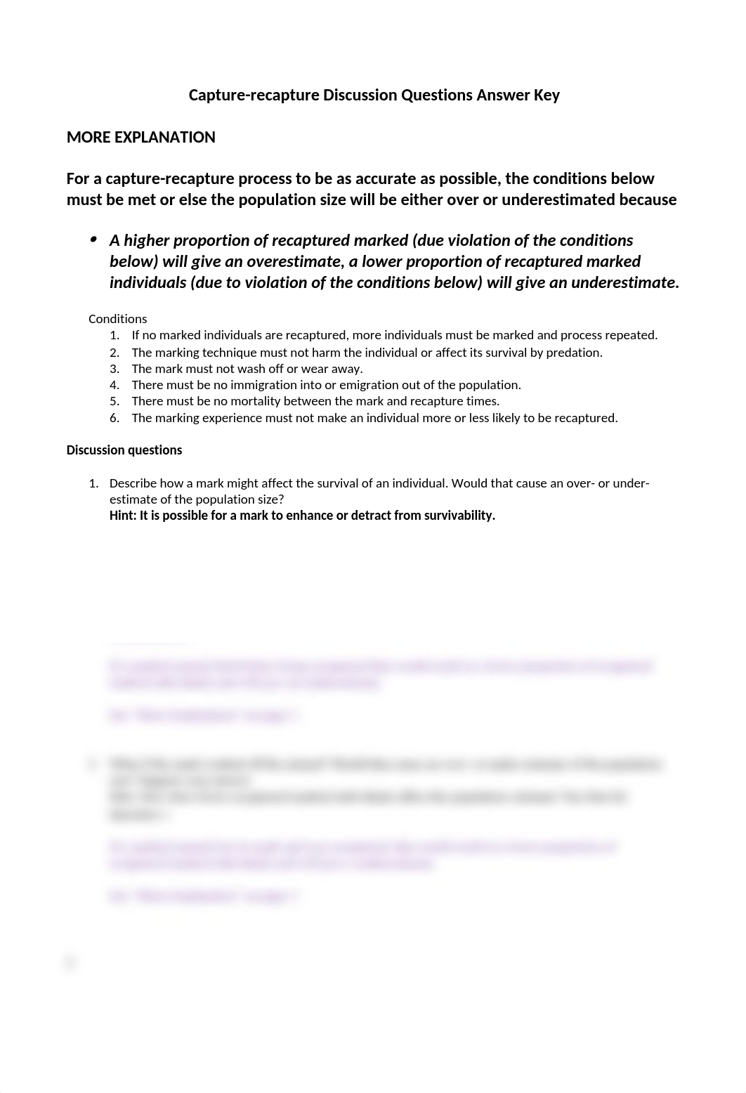 Capture-recapture Discussion Questions Answer Key.docx_duglonovaj0_page1