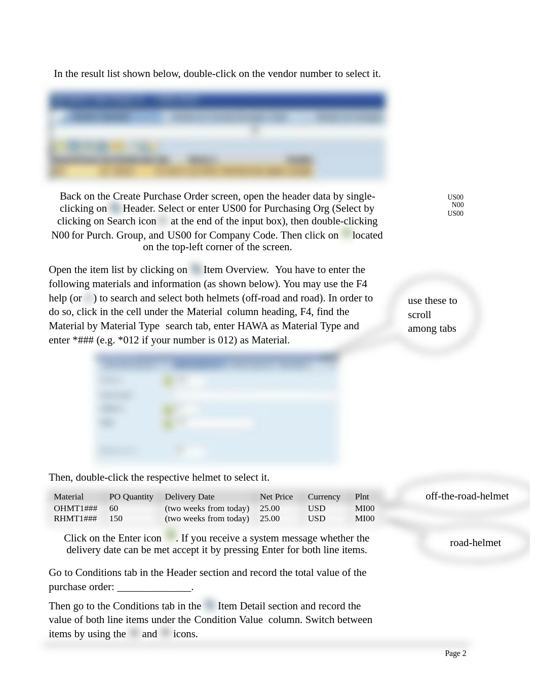 SAP Procurement Assignments - Instructions for Procure Assignments 1 and 2 - Spring 2020.pdf_dugw5u8ipwq_page2