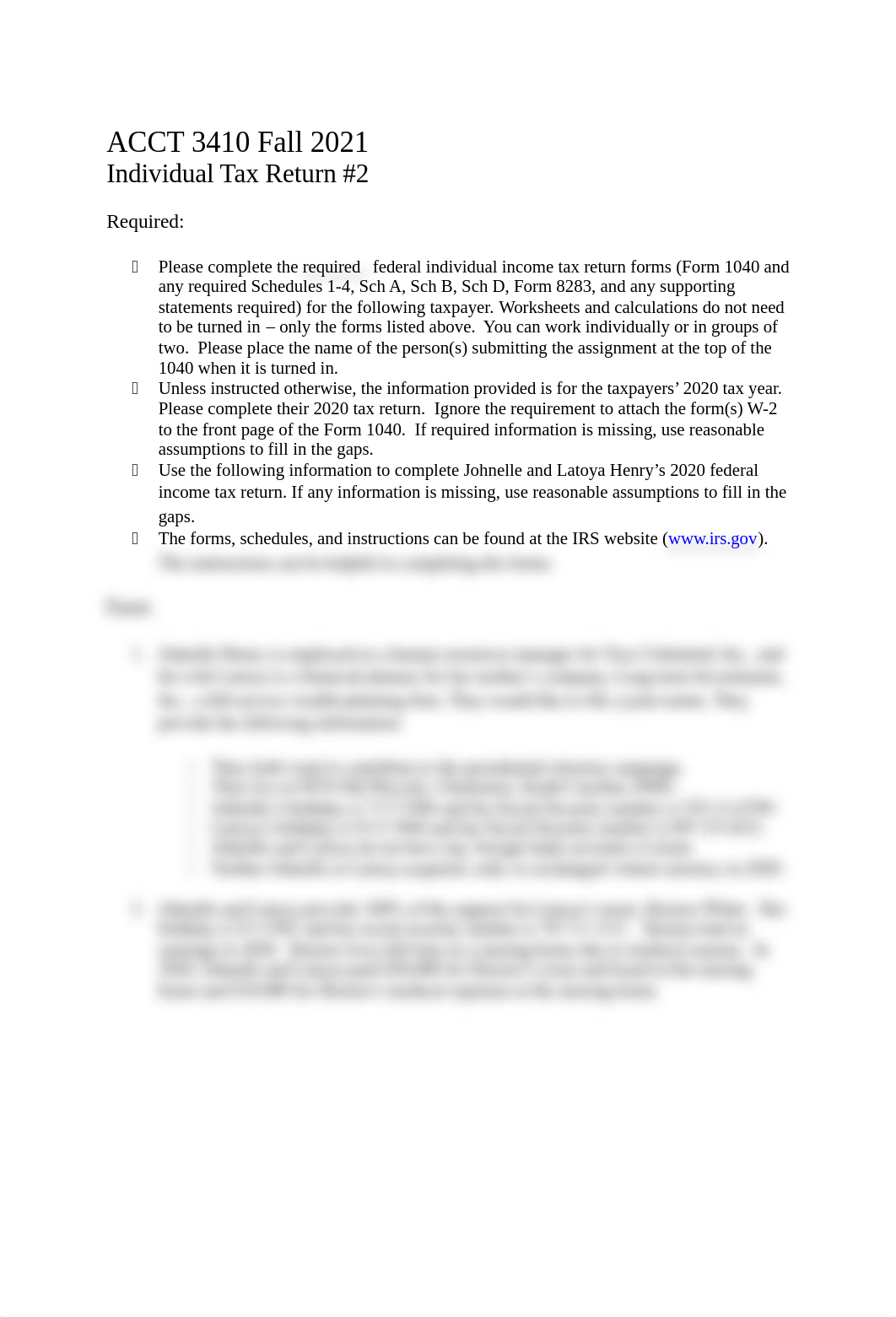 ACCT 3410 Tax Return Project #2 (Fall 2021).docx_duh3k33tqkt_page1