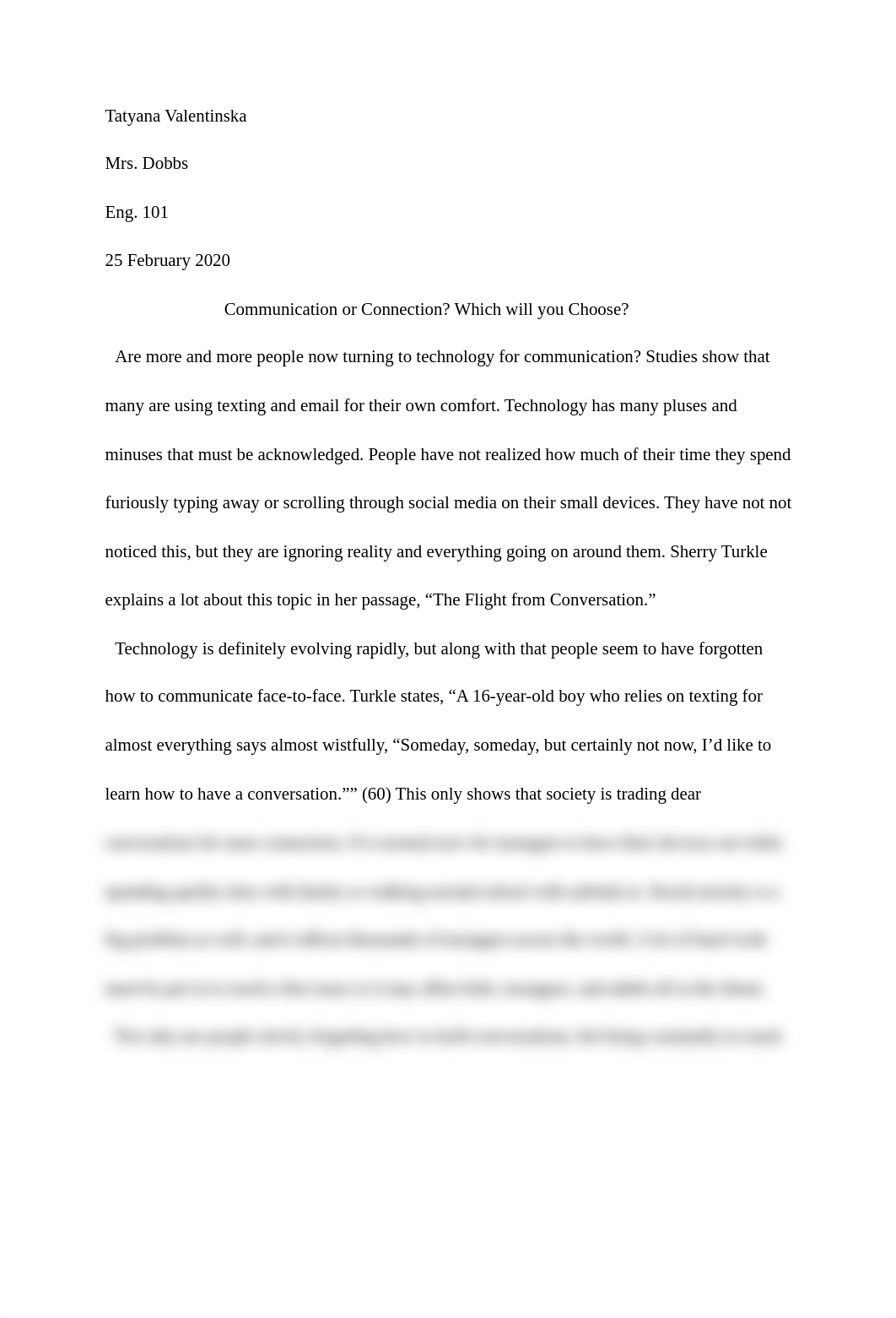 English 101 Essay #1.pdf_duh5jd8ud6v_page1