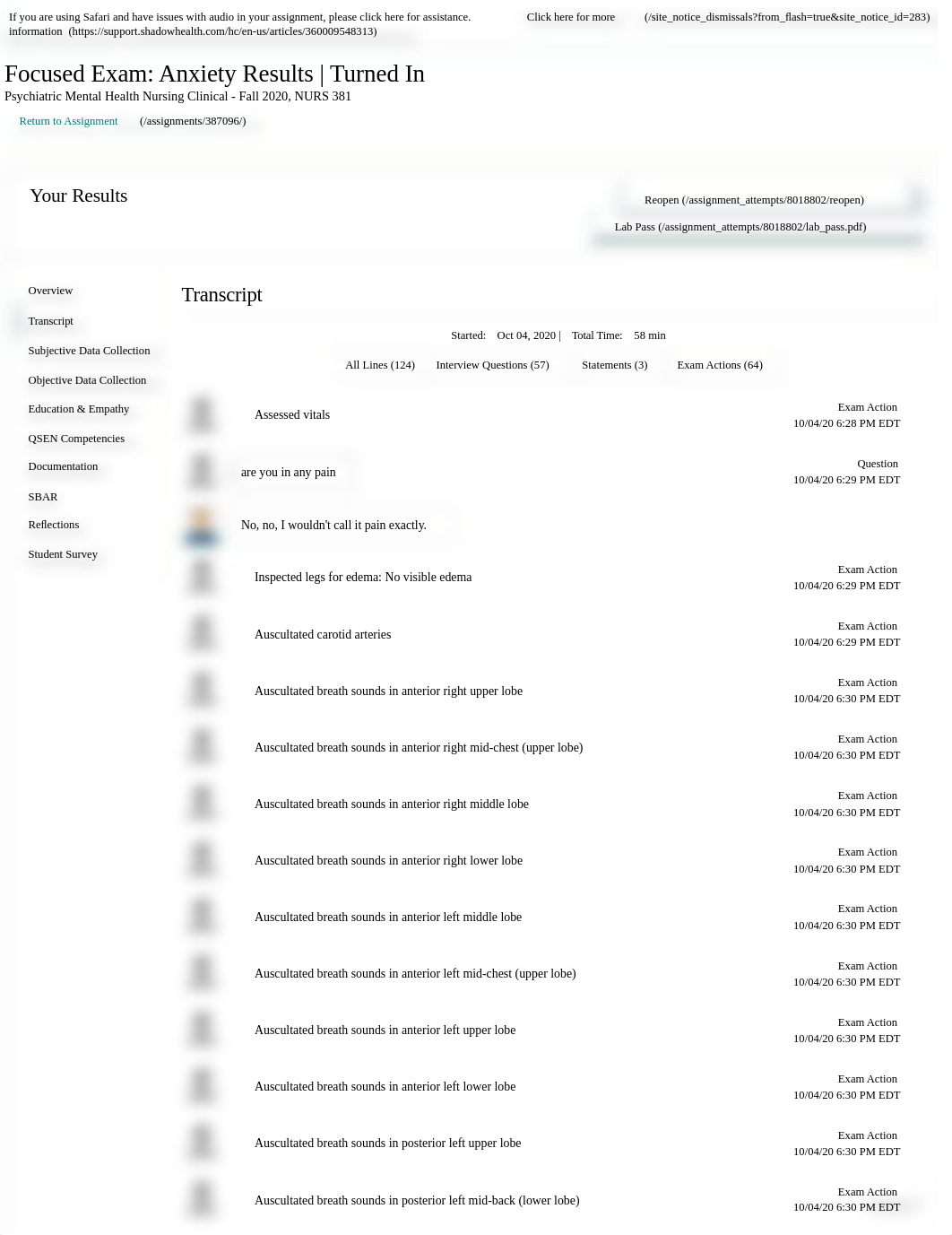 Focused Exam_ Anxiety _ Completed _ Transcript.pdf_duh6ihwhzmp_page1