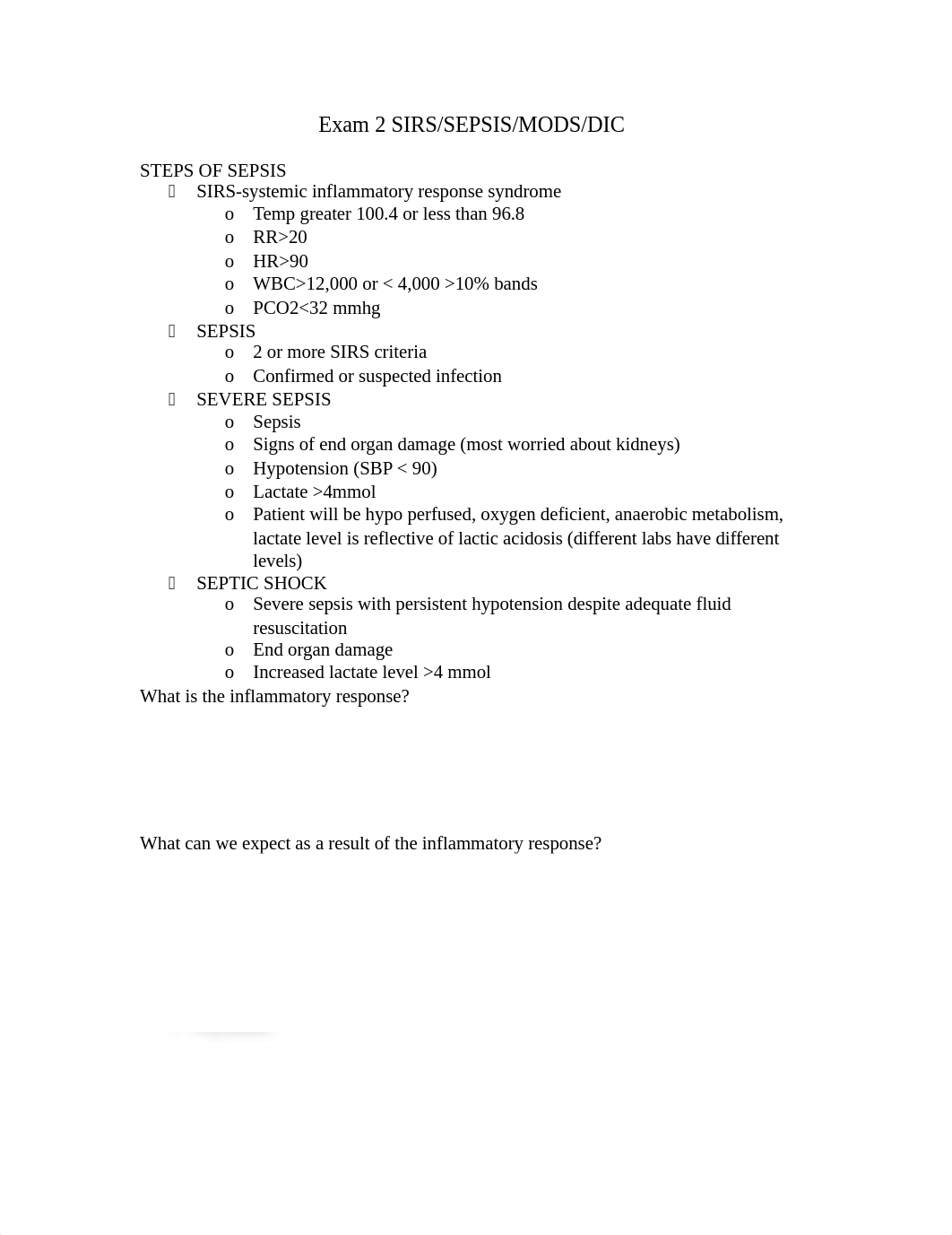 Sepsis SIRS and Mods Exam 2.docx_duhf0irgtg3_page1