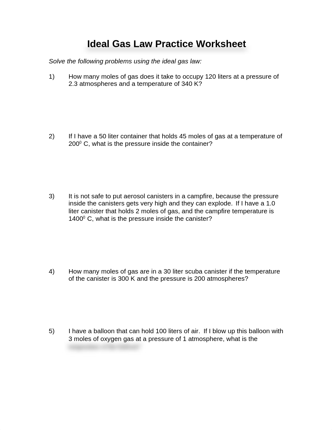 Ideal Gas Law Practice Worksheet_duhr9j3v8lq_page1