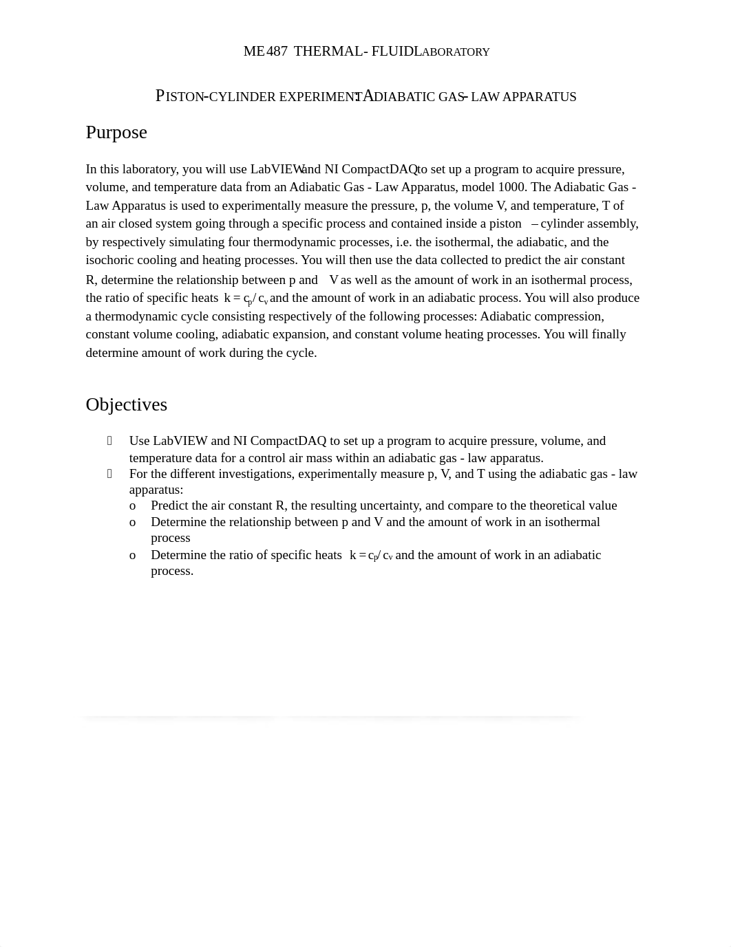 ME 487 - Laboratory 02 - Piston - Cylinder Experiment.pdf_duhvpl5gd3v_page1