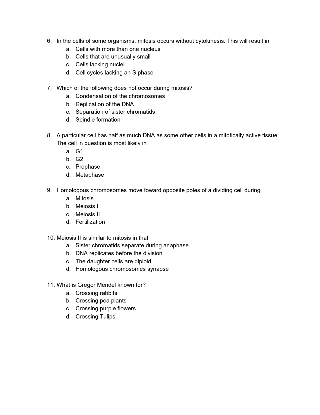 BIO101 Mock Exam 1- test 3_duhydf0034o_page2