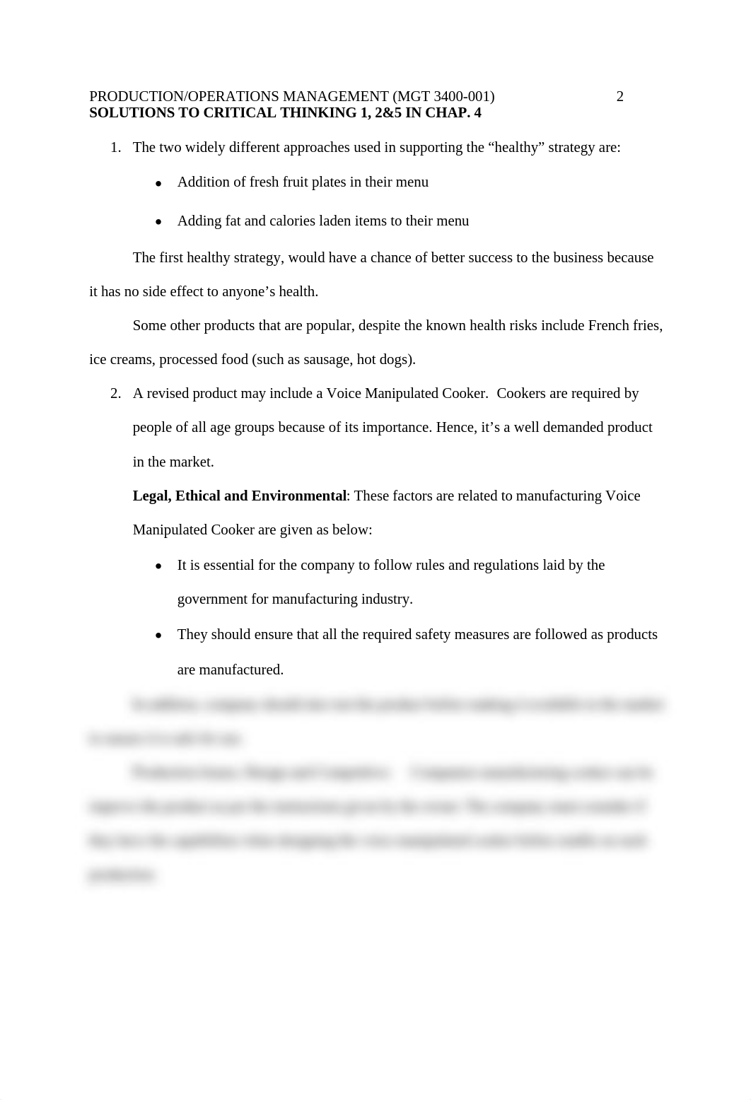 SOLUTIONS TO CRITICAL THINKING EXERCISE AND CASE 1,2 &5 of CH.4 AND  5_duhzvxwapid_page2