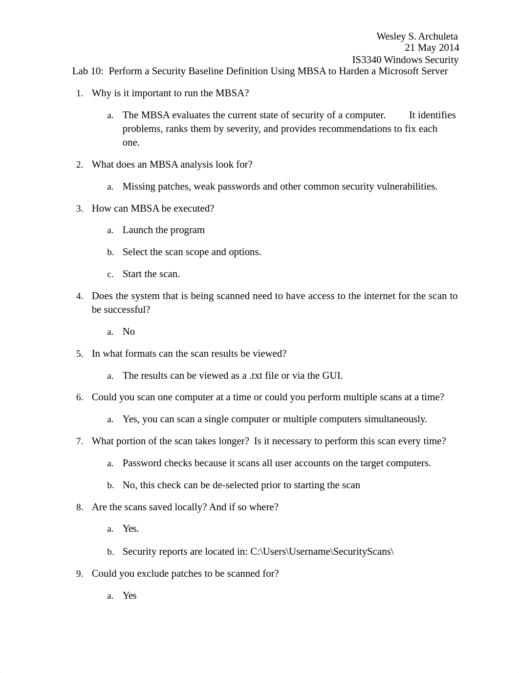 Lab 10 Perform a Security Baseline Definition Using MBSA to Harden a Microsoft Server_dui3948q1h9_page1