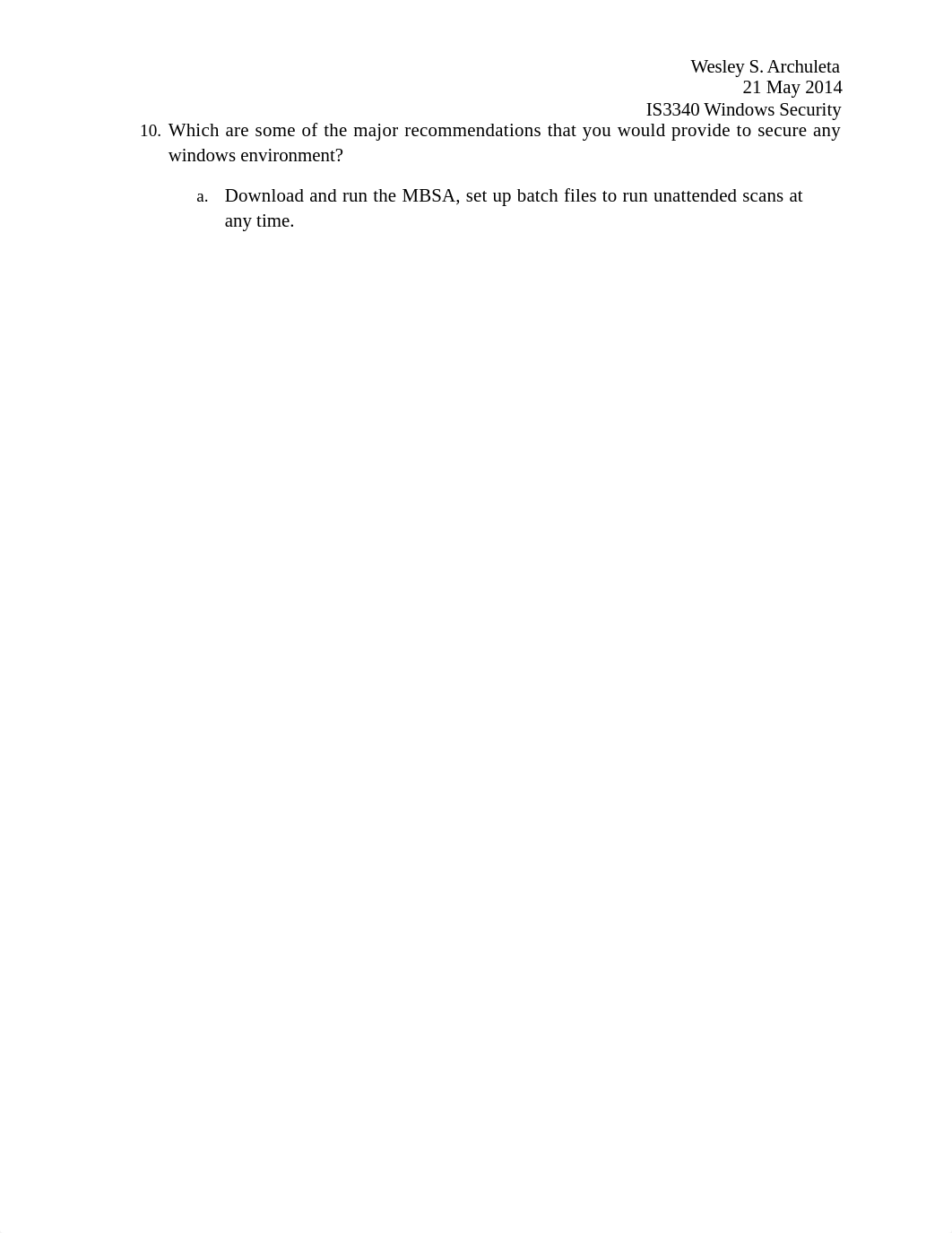 Lab 10 Perform a Security Baseline Definition Using MBSA to Harden a Microsoft Server_dui3948q1h9_page2